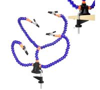 Helfende Hände Löten,4 Flexible Arme Mit Verstellbarer Tischklemme | Verstellbare Tischklemme Und Clips Für Heimwerkccerarbeiten, Löten, Modelle, Hobbyprojekte