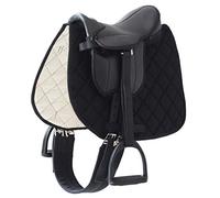 Helga Kreft Kit de Selle pour Cheval de Jardin Susi + tamme Noir