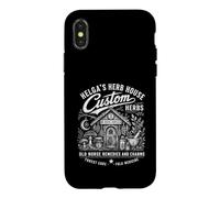 Helgas Herb House Custom Herbs Charms Remèdes Nordiques Coque pour iPhone X/XS