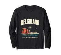 Helgoland, Mer du Nord, Île, Lange Anna, Côte, Rétro Manche Longue