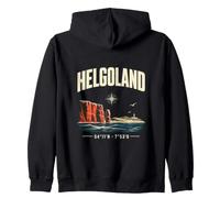 Helgoland, Mer du Nord, Île, Lange Anna, Côte, Rétro Sweat à Capuche