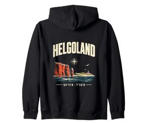 Helgoland, Mer du Nord, Île, Lange Anna, Côte, Rétro Sweat à Capuche