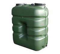 HELGUEFER Citerne d'eau potable rectangulaire 2000 litres, Vert, Polyéthylène haute densité (PE-HD), Réservoir d'eau potable 2000 litres (rectangulaire)