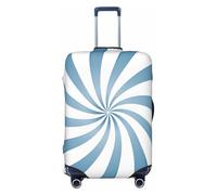 Helhappy Housse de protection pour valise de voyage, housse de protection pour valise, motif myrtilles, lavable, en élasthanne, élastique, 45,7 à 81,3 cm, Vortex bleu, L