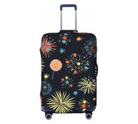 Helhappy Housse de protection pour valise de voyage - Motif pépites de chocolat - Lavable - Spandex - 45,7 à 81,3 cm, Célébrer les fêtes, L