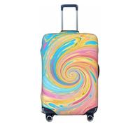 Helhappy Housse de protection pour valise de voyage - Motif pépites de chocolat - Lavable - Spandex - 45,7 à 81,3 cm, Vortex Cellophane, S