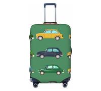 Helhappy Housse de protection pour valise, housse de protection pour valise, motif dessin animé, lavable, en élasthanne, 45,7 à 81,3 cm, Cartoon Colorful Cars, S