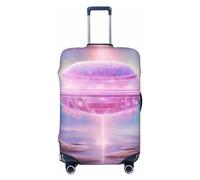 Helhappy Housse de protection pour valise, légumes, oignons, piments, céleri, tomate, lavable, imprimé, élasthanne, 45,7 à 81,3 cm, UFO, S