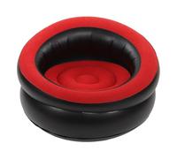 Helhom Canapé Gonflable Flocage canapé à air Simple Chaise Gonflable, Meubles de Salon Confortables Portables, extérieur intérieur Utiliser Le Salon de la Chambre à Coucher, matériau en (Rouge)