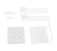 Helhom Plate-Forme de selsification des Tortues, Grande terrasse reposant en Tortue Transparente en Acrylique, échelle de Reptile pour décoration de cuve à Poisson d'aquarium (Parement)
