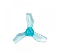 Hélice 1219, 4 Paires, 8 pièces, Arbre 3 0.8mm, 1.2x1.9x3 31mm, Compatible avec Moteur sans balais CCW CW Compatible avec pièces d'avion de Drone RC(Through Blue)