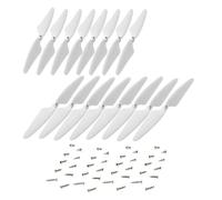 hélice 16 pièces/4 ensembles compatibles avec le Drone HUBSAN X4 Desire H502S H502E H507A H216A, lame d'hélices quadrirotor Remplacer la pièce