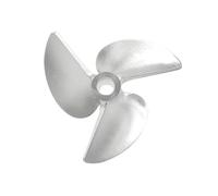 Hélice 3 Pales en Aluminium CNC pour Bateau RC - Propulseur Haute Vitesse Semi-Submergé, Pas 1.6, Modélisme Naval(CCW,50mm)