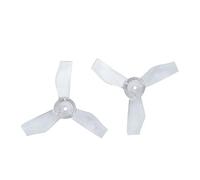 Hélice 31mm 1219 1.2X1.9X3 3 pièces Compatible avec Drones de Course RC FPV Compatible avec Tinywhoop Mobula6 0703 0804 1103(8PAIRS Clear)
