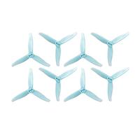 hélice 4 paires d'hélices 3016 avec trou de montage de 1.5m/2mm, 3 pouces, 3 palettes CW CCW, accessoires PC/adaptés au Drone de course FPV Remplacer la pièce(1.5mm Blue)