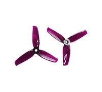 Hélice 4052 de 3 Pouces Compatible avec Les Moteurs FPV 2204, 2 Paires en 4 Couleurs CW CCW(Purple 2pair)