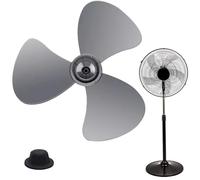 Hélice À 3 Ailes Pour Ventilateur, Pièce De Remplacement 16 Pouces, Avec Cache-Écrou, Adaptée À Ventilateurs De Table Et De Sol, Résistante, Parfaite Pour Intérieur Extérieur Chambre Salon Bureau Plan