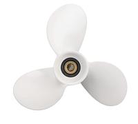 Hélice à 3 lames en alliage d'aluminium de rechange pour moteur hors-bord 4, 5, 6 et 8 CV