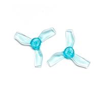 Hélice à 3 pales 1219-3 31mm, trou de 1.0mm, matériau PC haute ténacité de 5.1 pouces for Drone Mobula6 HD 65mm FPV, 4 paires(Blue)