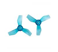 Hélice à 3 pales 1219, 31mm, 1.2 pouces, trou d'arbre de 1mm, for pièces FPV 0703 - 1103, 8 pièces/4 paires(SKY BLUE)