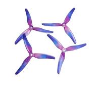 Hélice À 3 Pales De 5 Pouces, Matériau PC Renforcé for Drones Course FPV, Compatible Avec Les Moteurs 51433 2206, 4 Pièces (2 Paires), 2306(2pair- 51433sky blue)