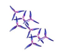 Hélice À 3 Pales De 5 Pouces, Matériau PC Renforcé for Drones Course FPV, Compatible Avec Les Moteurs 51433 2206, 8 Pièces (4 Paires), 2306(4Pair-51433 Sky Blue)