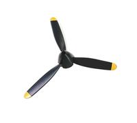 Hélice à 3 pales for Avion RC 761-5 P-51D 761-8 F4U 761-9 T28 761-11 BF109 761-12 Spitfire 761-13 P40 761-15(Red)