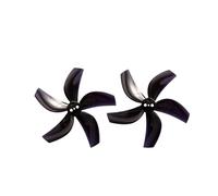 Hélice à 5 pales D63 2,5 Pouces 63 mm, Conduit PC, Accessoires for Drone de Course Freestyle RC FPV, arrivée(4Pairs D63-5 Black)