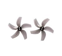 Hélice à 5 pales D63 2,5 Pouces 63 mm, Conduit PC, Accessoires for Drone de Course Freestyle RC FPV, arrivée(4Pairs D63-5 Gray)