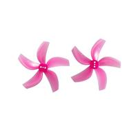 Hélice à 5 pales D63 2,5 Pouces 63 mm, Conduit PC, Accessoires for Drone de Course Freestyle RC FPV, arrivée(4Pairs D63-5 Red)