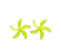 Hélice à 5 pales D63 2,5 Pouces 63 mm, Conduit PC, Accessoires for Drone de Course Freestyle RC FPV, arrivée(4Pairs D63-5 Yellow)