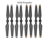 Hélice à dégagement Rapide for Drone DJI Mavic Pro 8330/8331, Lame Pliable, pièces de Rechange, Accessoires, Sens horaire et antihoraire(8330 White Gold)
