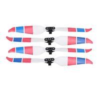 Hélice colorée pour Air 2 et Air 2S, hélices de drone à faible bruit avec équilibrage dynamique, design bicolore, accessoires en PC à démontage rapide pour Air (Rouge Bleu)