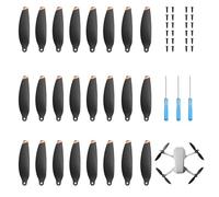 Hélice compatible avec DJI Mini 4K, Mini 2/SE/2 SE, 24 pièces de lame d'hélice FM à faible bruit, accessoires de drone à réduction du bruit remplaçables, vis et tournevis (blanc)
