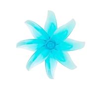 Hélice Compatible avec Le Gemfan 2015, 2 pales, FPV Traverser, Trou de 1,5 mm, Pale Pouces, 4CW + 4CCW(Translucent Blue)