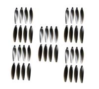 Hélice Compatible Compatible avec S2S AE8 Pro Ex5 RG108 K911 K60 K80 S608 Pro Max GPS RC Drones Quadcopter Pièces de Rechange Conception de Feuille d'érable(40pcs)