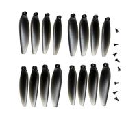 Hélice Compatible Compatible avec S2S AE8 Pro Ex5 RG108 K911 K60 K80 S608 Pro Max GPS RC Drones Quadcopter Pièces de Rechange Conception de Feuille d'érable(16pcs)