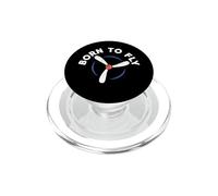 Hélice d'avion née pour Voler Aviation pour Pilote ou aviateur PopSockets PopGrip pour MagSafe