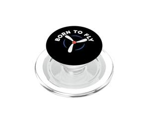 Hélice d'avion née pour Voler Aviation pour Pilote ou aviateur PopSockets PopGrip pour MagSafe