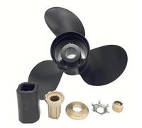 Hélice de bateau 14 1/2x19 for 130HP-300HP 3 pales en aluminium 15 dents RH OEM NO : 48-832830A45 14,5x19
