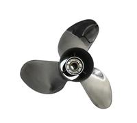 Hélice de bateau en acier inoxydable 150-300 CV Fit For moteurs hors-bord 15 1/2 x 17, cannelure à 15 dents, rotation à gauche