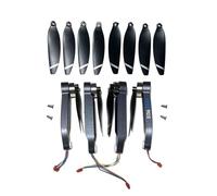 Hélice de batterie 3.7V 2000mAh for Mini Drone RC S136, pièces de rechange, accessoires de Drone d'évitement GPS S136 MAX, lames de batterie(4pcs arm kit)