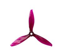Hélice de Drone 2 Paires 6 Couleurs 5149 5.1x4.9 FPV PC 3 hélices CW CCW Arbre Spécial for Machine de Croisement à Grande Vitesse(Purple2pair)