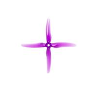 Hélice de Drone Lot de 4 hélices FPV sans balais 51455 de 5 Pouces, 2 Paires, Rotation CW/CCW, for Drone de Course FPV(2 Pair Purple)