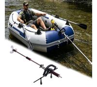 Hélice de Forage Propulseur pour Perceuse Destiné Aux Promenades en Bateau sur Lac, Moteur Hors-bord Léger Portatif, Propulseur Aquatique pour Petits Bateaux(With Bracket,L1m(3.3ft))