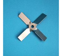 Hélice de mélange en acier inoxydable 304 - Lames transversales de 4 à 10 cm for équipement de mélange de laboratoire(4cm 45degree angle)