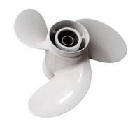 Hélice de moteur de bateau universelle 9 1/4x9-J compatible avec les moteurs hors-bord 9,9 CV, 15 CV, 4-6 CV avec conception en aluminium 3