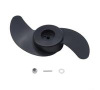 Hélice de pêche à la traîne à 2 pales pour moteurs hors-bord Construction en plastique conçue pour un contrôle à faible vitesse et réduction du risque d'enchevêtrement (21,8 kg)