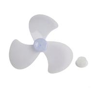 Hélice de ventilateur à trois pales de 40,6 cm avec couvercle de protection pour ventilateur de refroidissement sur pied pour appareil domestique (pale de ventilateur + écrou)