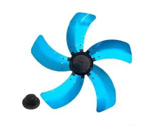 Hélice de ventilateur de rechange en aluminium à cinq pales de 40,6 cm avec couvercle de protection pour ventilateurs de table et de sol